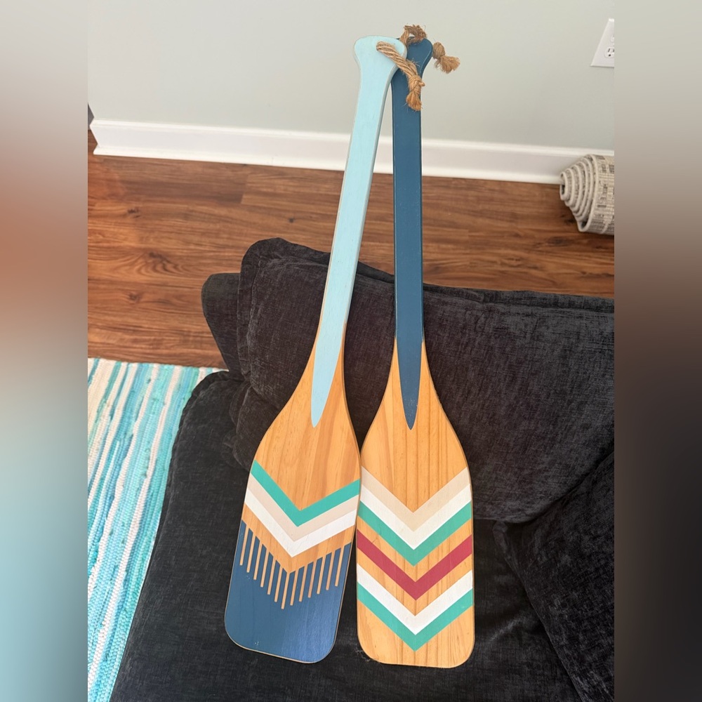Decorative Wooden Oars